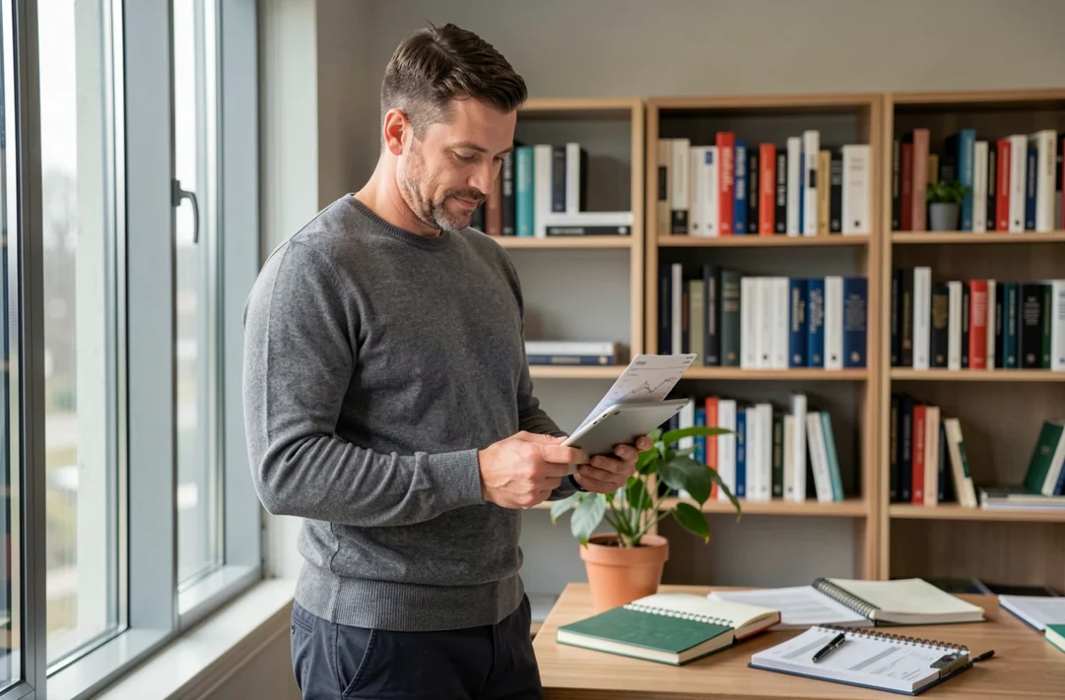 Freelance en portage salarial consultant ses revenus depuis son bureau à domicile
